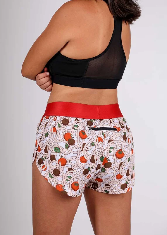 Women's Pasta Night 1.5"" Split Shorts