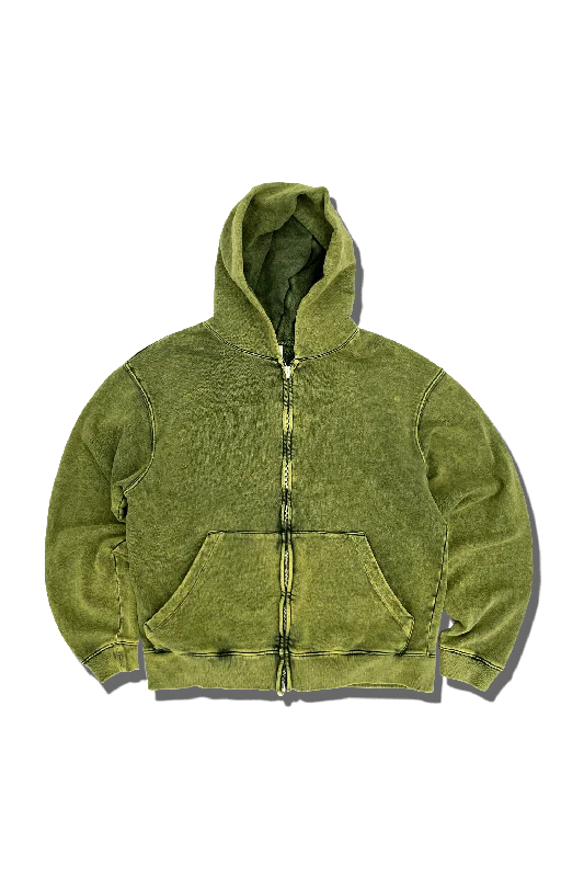 Exclusive Cross Country Zip Hoodie - Green Venom