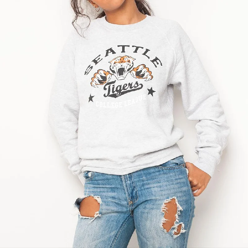 H&L - Tiger - Womens Sweat - Grey