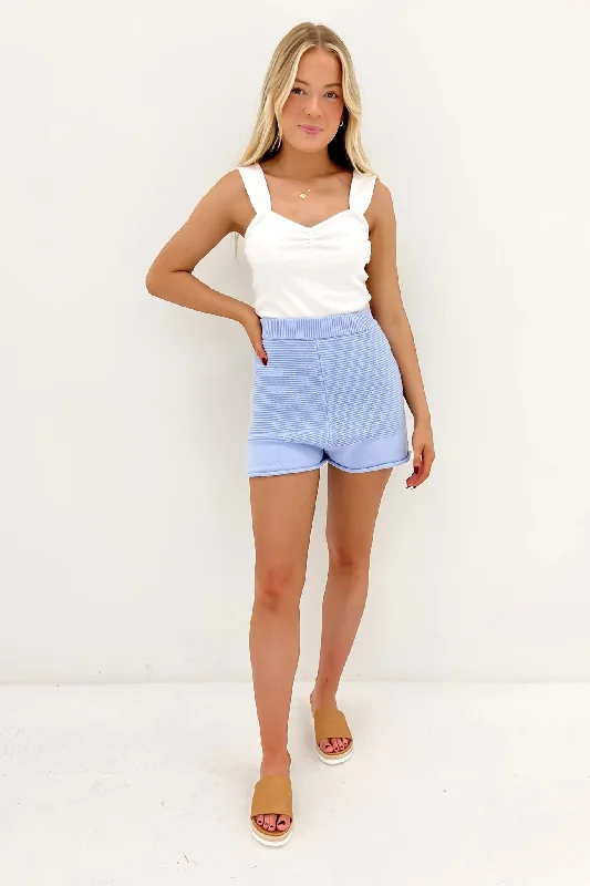 Izaiah Knit Short Blue