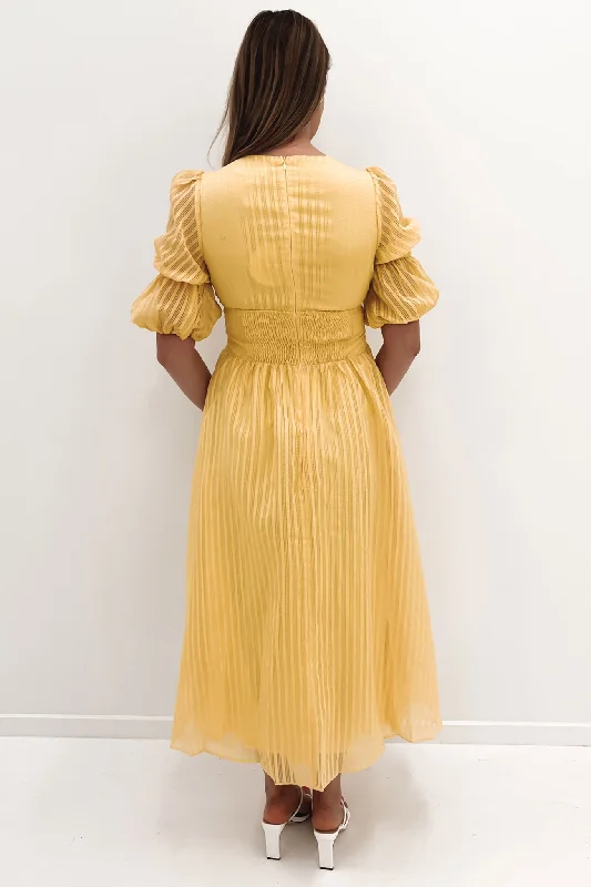 Katherine Maxi Dress Yellow