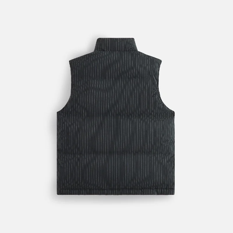 Kith Women Lewis Padded Reversible Pinstripe Vest - Stadium