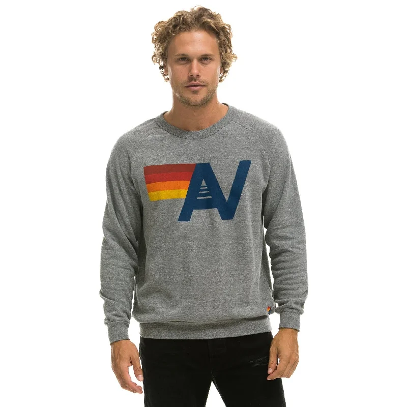 Logo Crew Sweatshirt (Heather Grey)