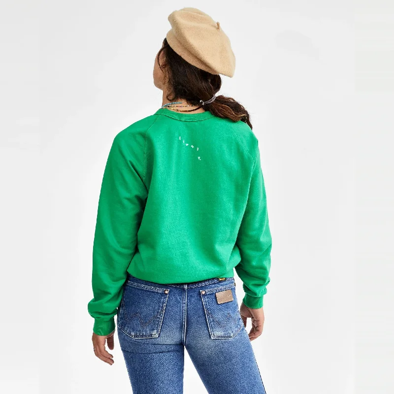 ""Oui"" Sweatshirt (Green)