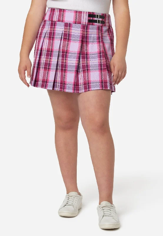 Pattern Play Pleated Skirt