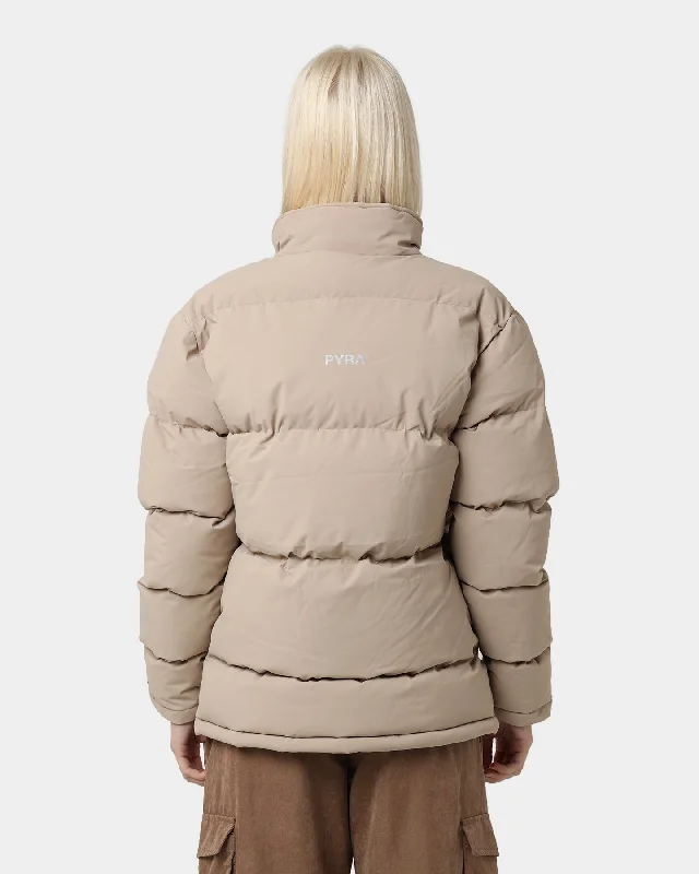 PYRA Padded Puffa Jacket Natural