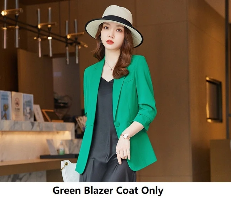 Women's Autumn Casual Summer Fashion Temperament Work Wear Jackets