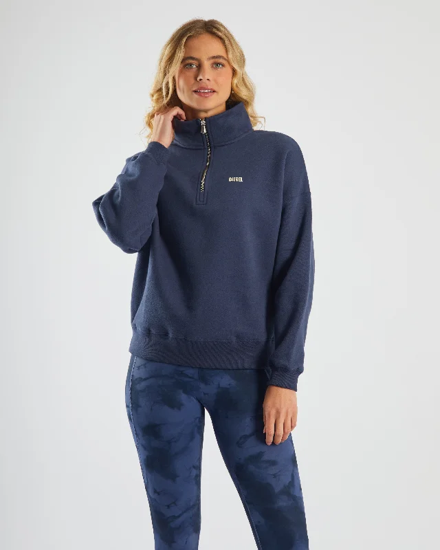 Karlene Half Zip Bluestone