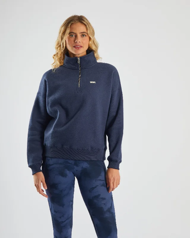 Karlene Half Zip Bluestone