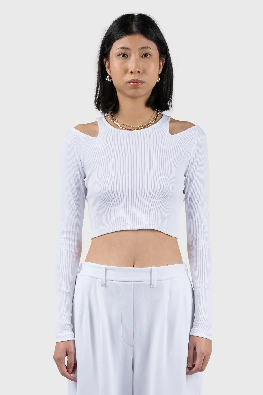 Crop Top with Cut Out Detail