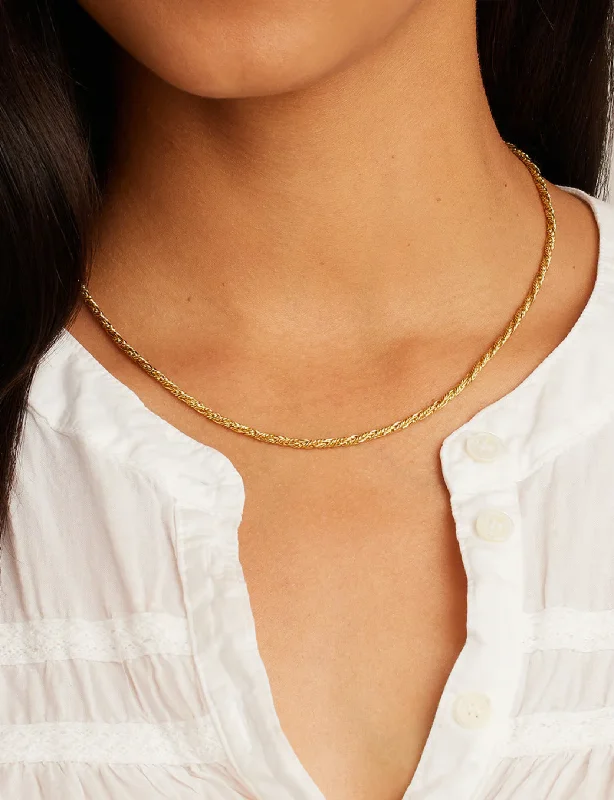 Marin Necklace, Gold