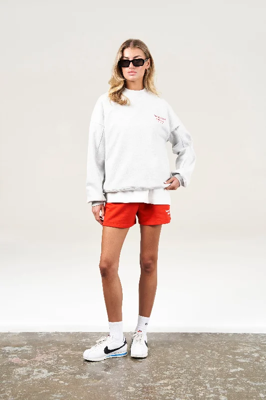 SARTORIAL SPORT GRAPHIC SWEATSHIRT - GREY MARL