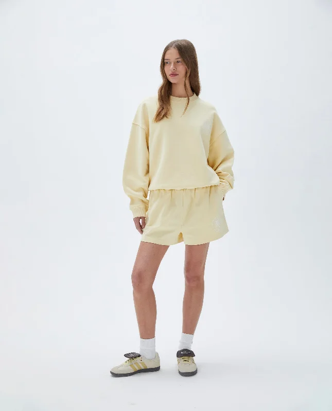 Vacation Relaxed Sweatshirt - Butter Yellow