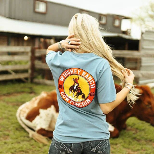 Whiskey Bent ""Cow Punchin"" Tee